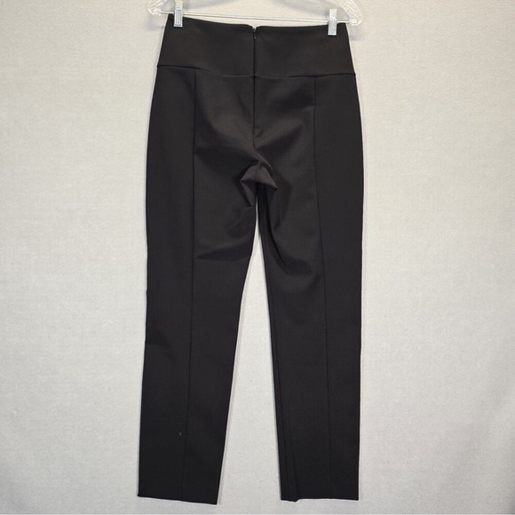 CAbi Dinner Trousers #4130 High Rise Rear Zip Tapered Leg Pants Black Stretch 4 - Picture 5 of 12